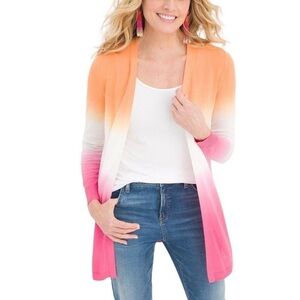 Beautiful color block lightweight cardigan